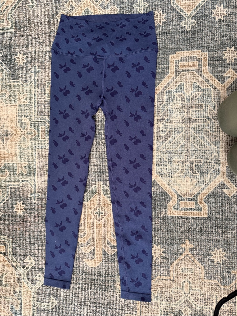 Women's Navy Blue  High-Waist Leggings